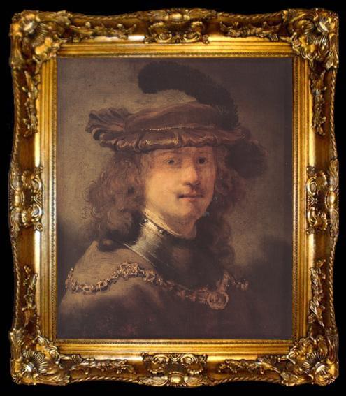 framed  Govert flinck Bust of Rembrandt (mk33), ta009-2